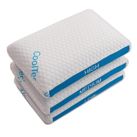Blue Ice pillow stack